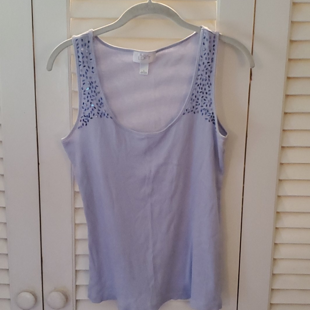 Women's light purple tank top